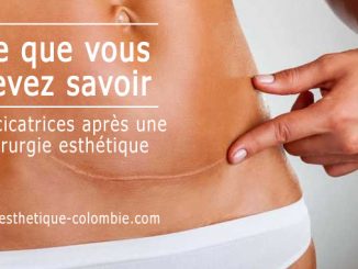 des cicatrices après une chirurgie esthétique